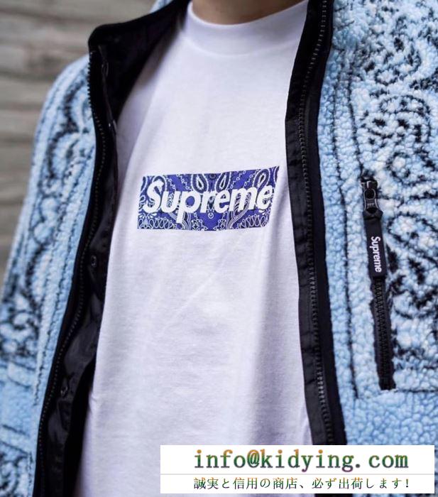 トレンド最先端のアイテム 多色可選 tシャツ/半袖 supreme 19fw bandana box logo tee 20ss☆送料込