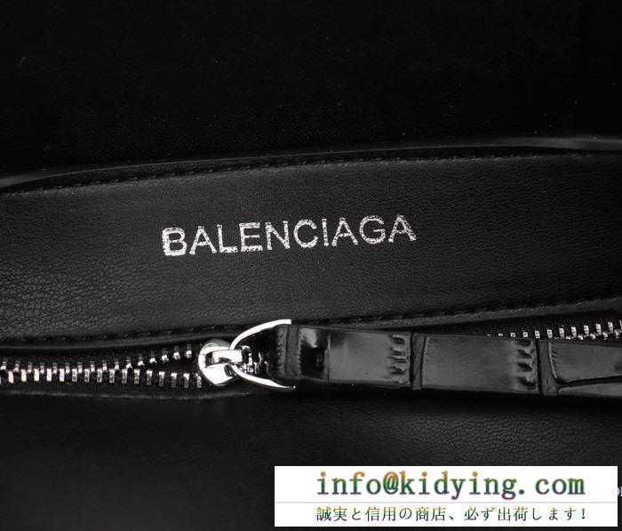デザインがより印象的 balenciaga ショルダーバッグ レディース バレンシアガ バッグ 人気 コピー 黒 ロゴ デイリー 最低価格