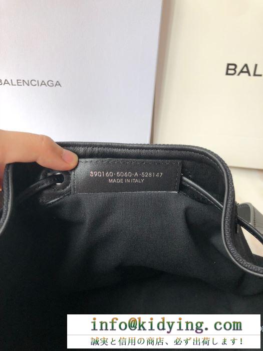 BALENCIAGA ショルダーバッグ 黒 ナチュラルで気品あるアイテム レディース バレンシアガ コピー 通勤通学 品質保証