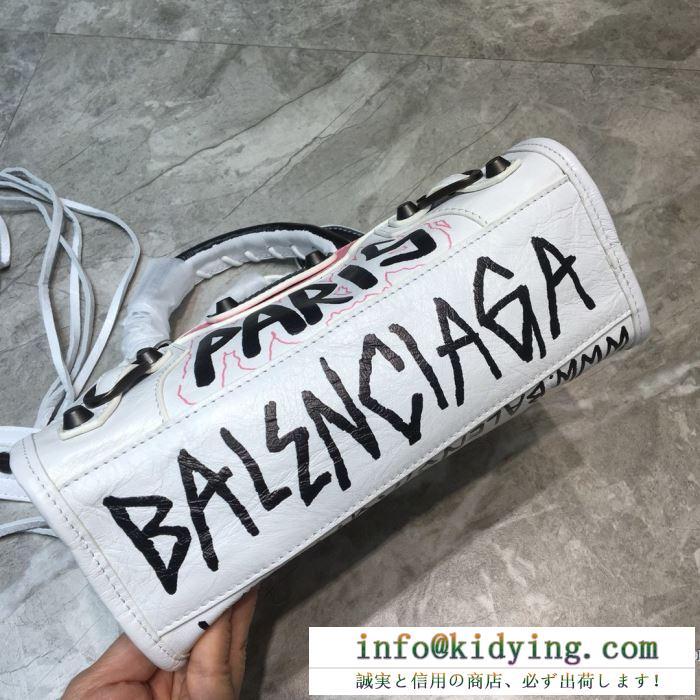 ショルダーバッグ バレンシアガ 人気 イメージをより軽やかに レディース balenciaga バッグ コピー プリント 通勤通学 安い