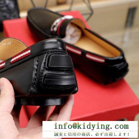 スニーカー bally 限定 今っぽいカジュアルを楽しむ限定新作 バリー 靴 サイズ感 メンズ コピー ブラック レザー セール