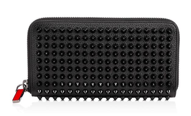 上品クリスチャンルブタン 財布 コピーラウンドファスナースパイクスウォレットchristian louboutin