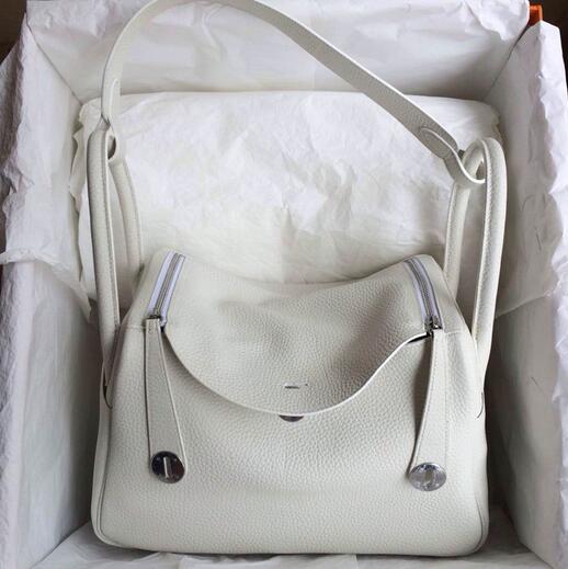 貴重品の収納にもっと安全なエルメス hermes ホワイトのレデイース用のバッグ.