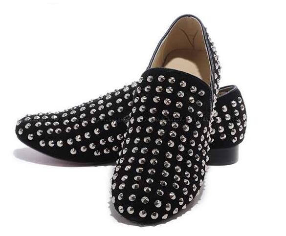 秋冬新作のChristian louboutin、クリスチャンルブタン独特のスダッズでのメンズシューズ/靴/パンプス.