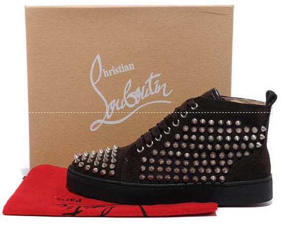 秋冬新作Christian louboutin、ルブタン コピーの履き心地も抜群なスダッズインヒールスニーカーシューズ.