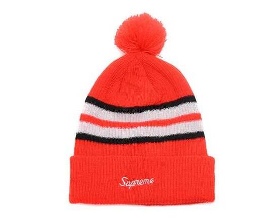 秋冬新作のシュプリーム レプリカ、supremeの速乾性を備えたポンポン付きのニット帽子.