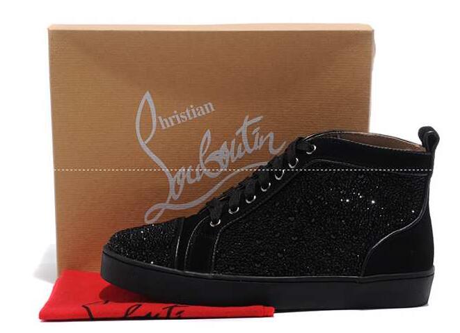 屈曲性が良いChristian louboutin、クリスチャンルブタンのインソールスニーカー靴.