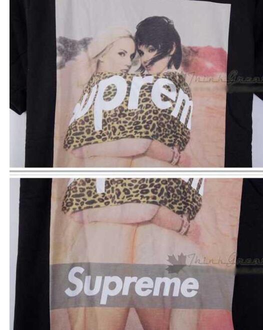 春夏物のSupreme スーパーコピー、シュプリームの快適さを最も白、黒の2色選択可能の男性半袖 tシャツ.