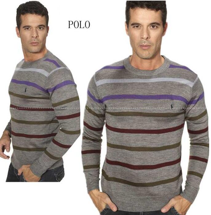 耐久性も追求するポロ ラルフローレン 偽物、polo ralph laurenの線デザインのメンズセーター.