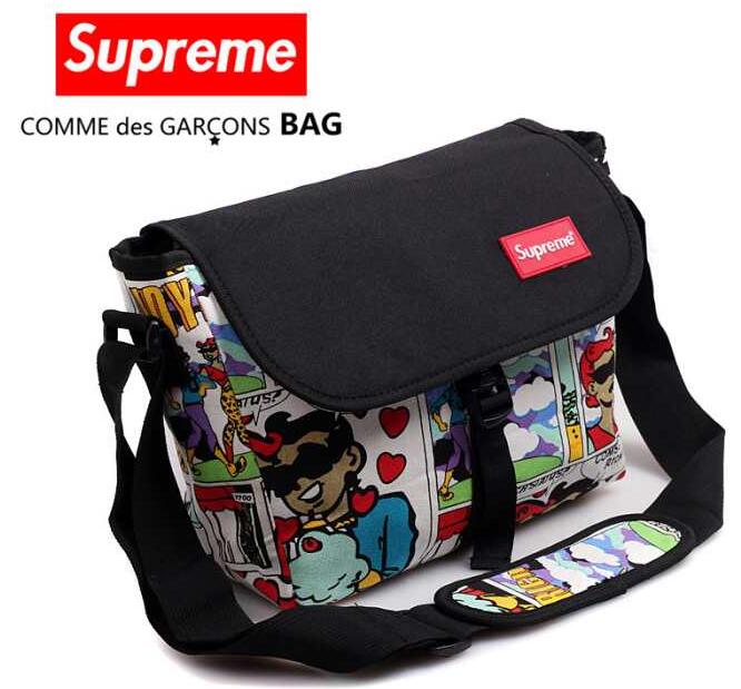 目を惹く華やかなシュプリーム、Supremeの機能性抜群なブランドメンズボディバッグ.