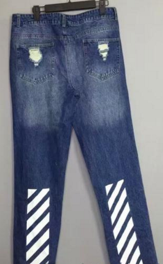 人気定番アイテム off white オフホワイト コピー ダメージデニム ジーンズ 今買い◎得.