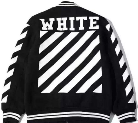 カッコイイ off white オフホワイトジャケット着こなしメンズスタジャントップス