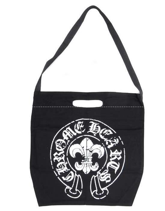 メンズクロムハーツ メールbsフレアバッグ 圧倒的な新作のセメタリークロスパッチ鞄 ブラック レザー chrome hearts 男性ショルダーバッグ.