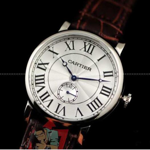 自動巻きムーブメント カルティエ 時計 メンズ ドライブ ドゥ 大特価のcartier ブラウンベルト 男性腕時計.