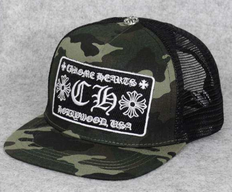 高品質 chrome hearts クロム ハーツ 帽子 コピー 迷彩 キャップ サイズ調整可能