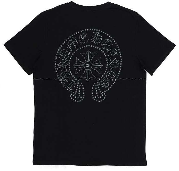 Chrome hearts bsフレア 棉コットン スーパー コピー クロム ハーツ tシャツ カットソー フレア プリント 胸ポケット 半袖 黒 超人気新品 .