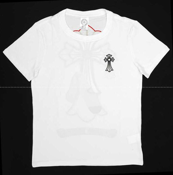 Chrome hearts 品質保証安いクロス ホワイト クロム ハーツ スーパー コピー 半袖tシャツ.
