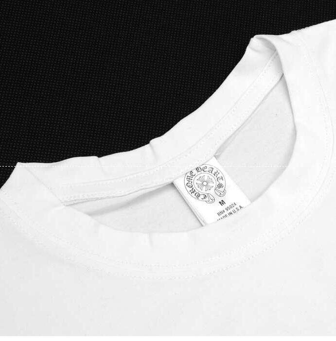 お得低価の星ロゴ プリント クロムハーツ シャツ サイズが多い chrome hearts ホワイト メンズ半袖.