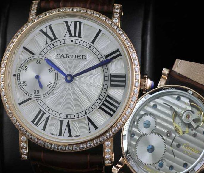 魅力の半自動卷腕時計　CARTIER　カルティエ時計 メンズ　日本製クオーツ 2針 44mm腕時計