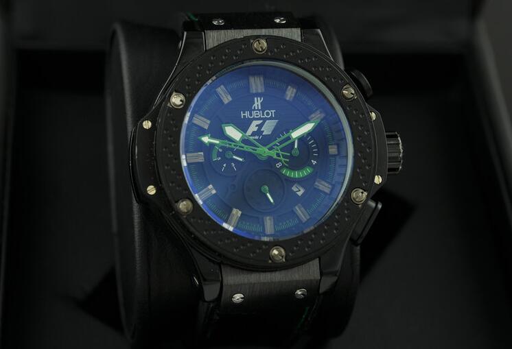 ウブロ 時計 コピー ビッグバン キングパワー ウニコ キング ブラック ラバー チタン 自動巻き 爆買い低価の hublot メンズ腕時計.