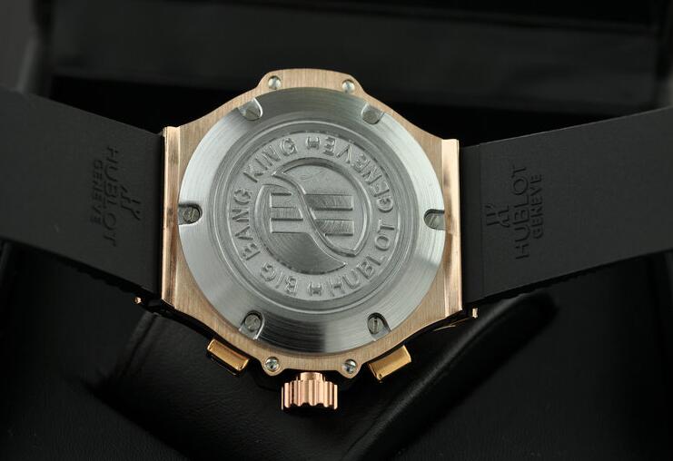 ウブロ ビッグバン スティール セラミック 301.sb.131.rx 大人気なhublot 日付が付き ブラックとゴールド メンズ 腕時計.