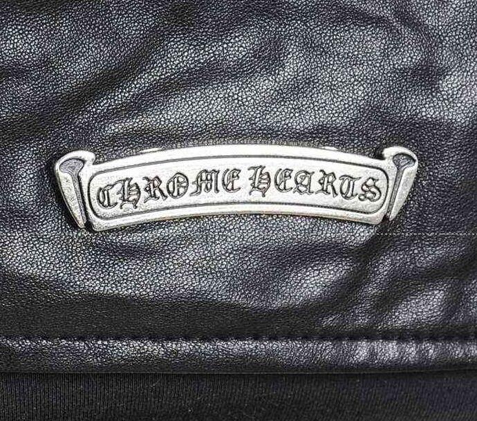 光沢感がある黒 クロム ハーツ ジャケット コピー お得大人気なchrome hearts メンズレザージャケット.