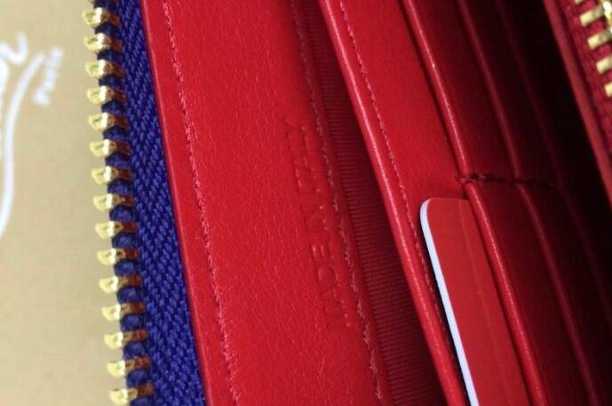 紫のレディース ルブタン 財布 コピー 超激得格安のパネトーネ スパイク スタッズ christian louboutin ラウンドファスナー 長財布.