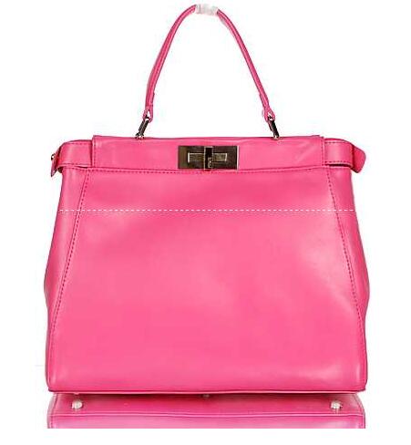 大容量の赤色 fendi フェンディ ピーカブー 人気通販 レディースハンドバッグ ショルダーバッグ.