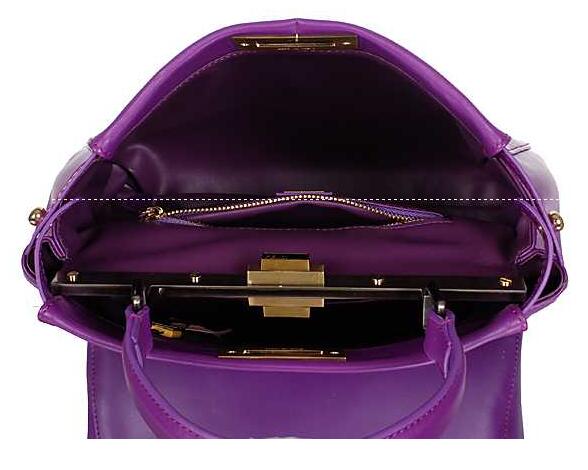 フェンディ バッグ ピーカブー レディース2wayハンドバッグ fendi 8m0355 k47 f089f パープル 人気セール格安.