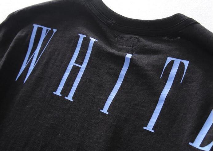 OFF-WHITE 白と黒の2色 オフホワイト シャツ コーデ 棉コットン 優れた品質な男性カジュアル 夏服.