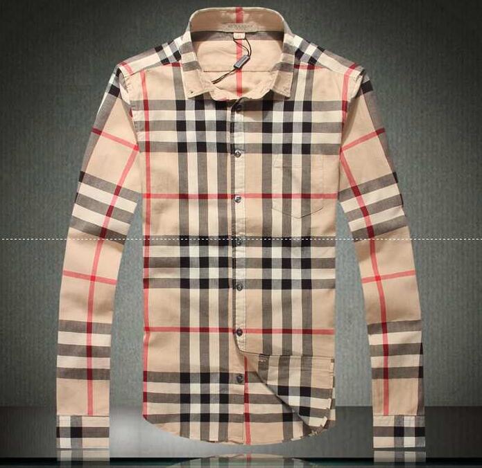 バーバリー ブリット burberry brit カジュアル メンズワイシャツ チェック総柄 ポケット付き 長袖 bbnelson16aw 人気定番最新作.