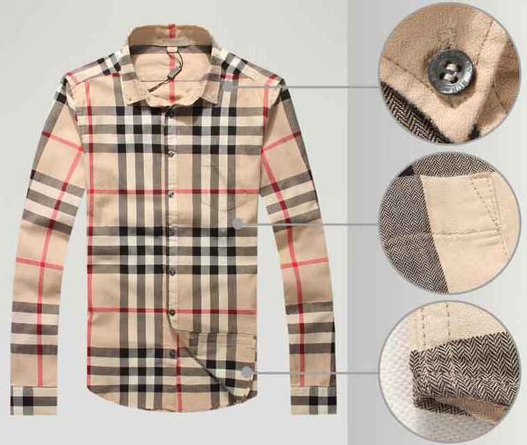 バーバリー ブリット burberry brit カジュアル メンズワイシャツ チェック総柄 ポケット付き 長袖 bbnelson16aw 人気定番最新作.