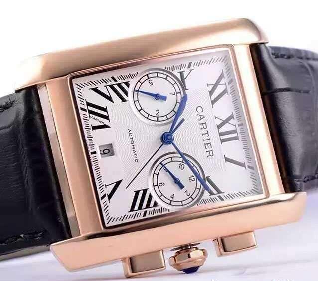 CARTIER カルティエ スーパー コピー 自動巻き 5針クロノグラフ 日付表示 生活防水出来る コーティングガラス 数量限定セール メンズ腕時計.