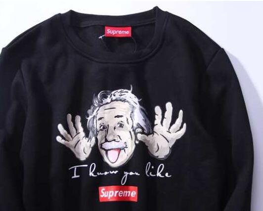 SUPREME シュプリーム コピー 激安 パーカー 17aw スウェット ロゴ プルオーバー プルパーカー メンズ ブラック.