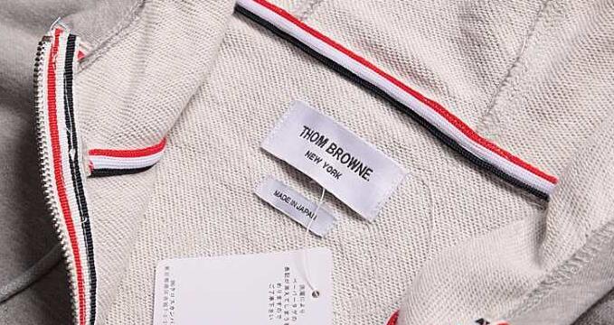 快適な着用感　THOM BROWNE トムブラウン ニットパーカーブランド人気 2色可選