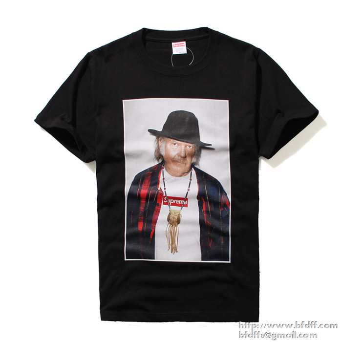 お買い得品2017春夏物SUPREME シュプリームneil young tee 偽物半袖tシャツ 2色可選