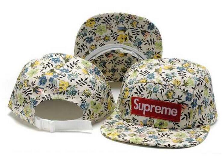  限定数量　SUPREME　シュプリーム帽子 コーデ　幅広い層に支持される花模様キャップ