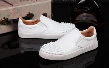セール秋冬人気品2017Christian louboutinクリスチャンルブタンコピーブランド 人気 ホワイトスニーカー スパイク シューズ