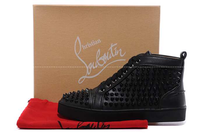 ALE!今季Christian louboutinクリスチャンルブタンコピー【louis flat ルイスフラット】ブラック ビジネス シューズ靴シューズスニーカー