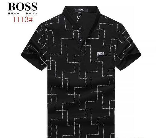 程良く光沢感のある半袖tシャツ ブランド 3色可選 hugo boss ヒューゴボス 上品なモデル