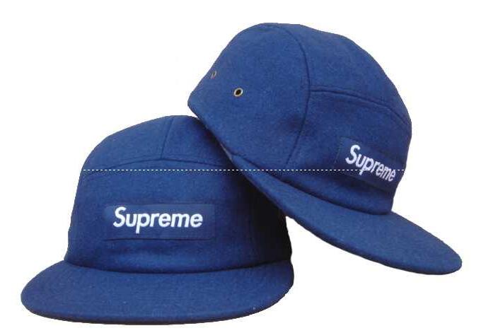 激安大特価格安Supremeシュプリームキャップコピー ボックスロゴ付き 帽子 男女兼用 ブルーキャップ野球帽