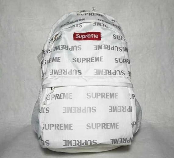 欧米風高品質SUPREMEシュプリーム偽物バックパック3M reflective repeat backpack リュックサック ボックスロゴ ブラック ホワイト 多色可選 