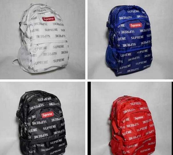 欧米風高品質SUPREMEシュプリーム偽物バックパック3M reflective repeat backpack リュックサック ボックスロゴ ブラック ホワイト 多色可選 