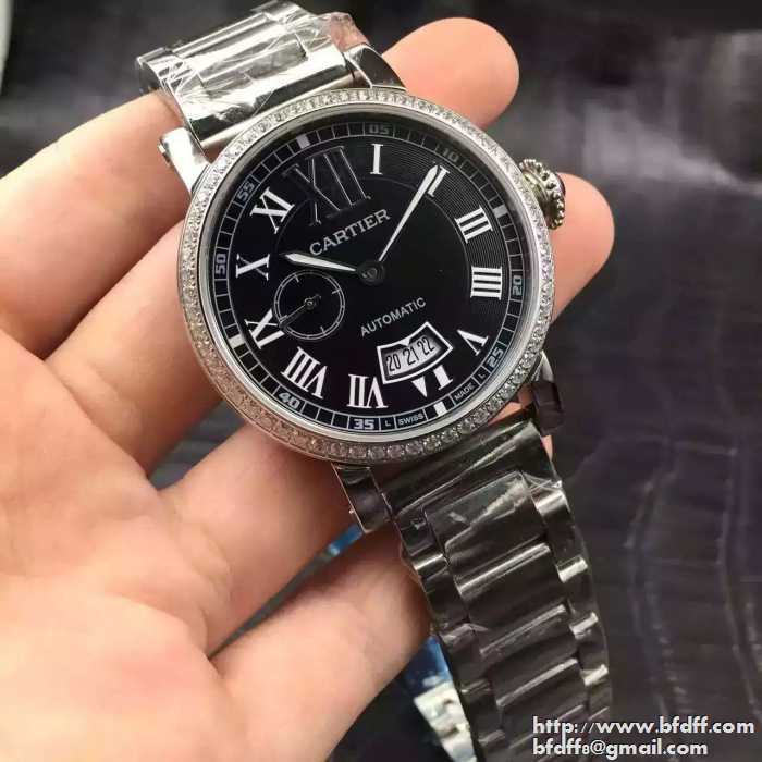 超激得安いCARTIERカルティエ 腕時計偽物w7100045 ムーブメント クロノグラフ デイトカレンダーウオッチ ホワイト ブラック 4色可選