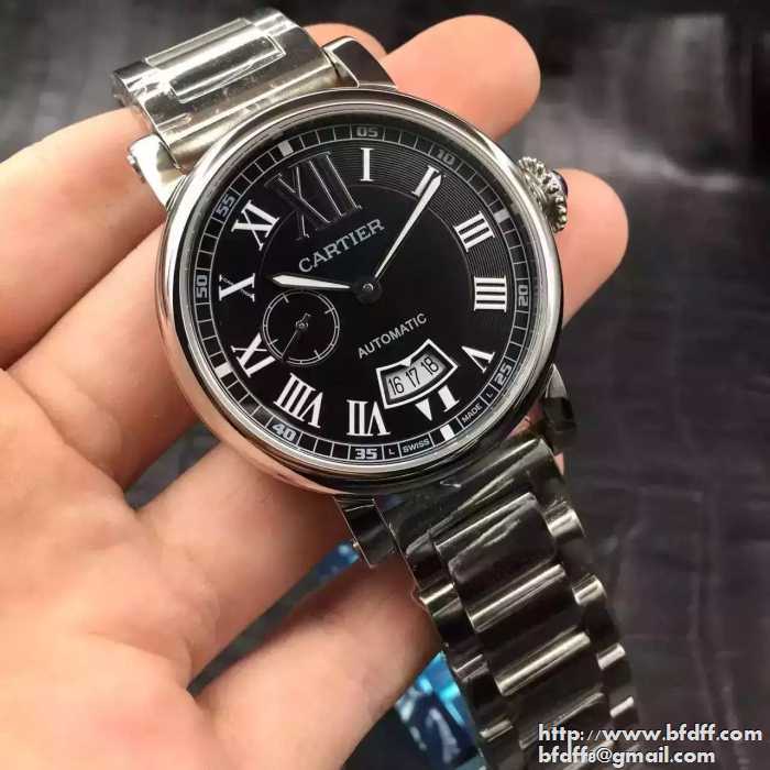 超激得安いCARTIERカルティエ 腕時計偽物w7100045 ムーブメント クロノグラフ デイトカレンダーウオッチ ホワイト ブラック 4色可選