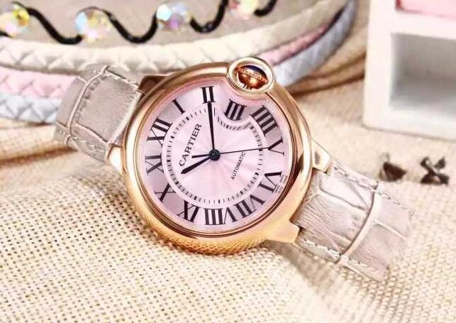 高級感溢れるデザインCARTIERカルティエ腕時計コピー wsbb0007 レディース ウォッチ レザー ブラック ピンク 多色