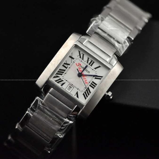 防水Cartierカルティエ偽物W51008Q3 ホワイト文字盤 クォーツ レディース腕時計 デイトカレンダーウォッチ