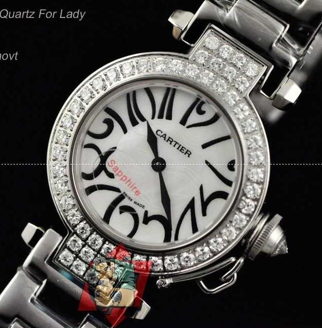 非常に魅力的にCARTIER 綺麗な女性カルティエ時計 人気