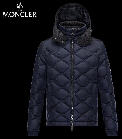 洗練されたモンクレールダウンジャケット通販店メンズダウンモランデレスMONCLER morandieresダウンアウターネイビー