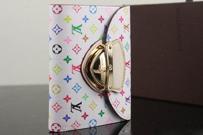 超激得高品質LOUIS vuitton ルイ ヴィトン コピー レザー ロゴ付き レディースミニ財布 三つ折り短財布 ホワイト